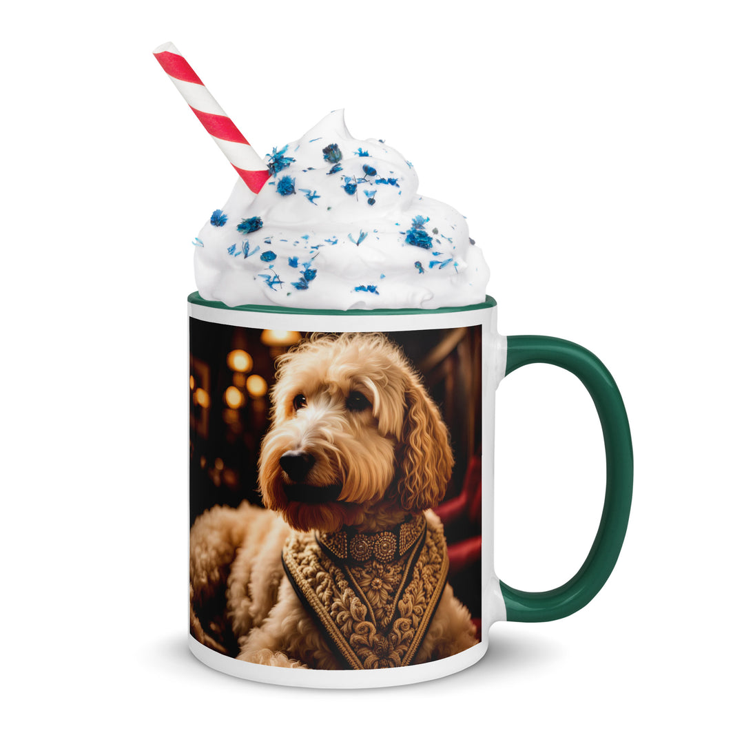 Goldendoodle- Mug with Color Inside v13