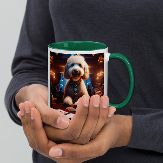 Goldendoodle- Mug with Color Inside v16