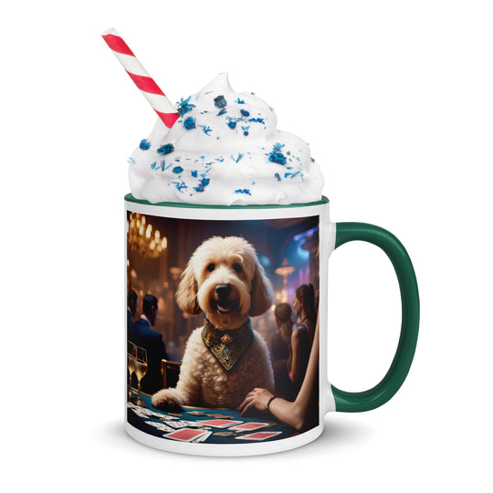 Goldendoodle- Mug with Color Inside v17