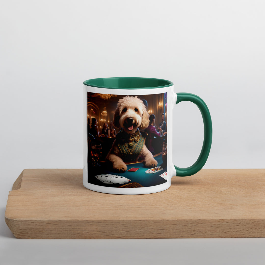 Goldendoodle- Mug with Color Inside v18