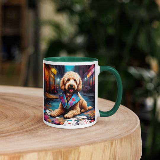 Goldendoodle- Mug with Color Inside v19