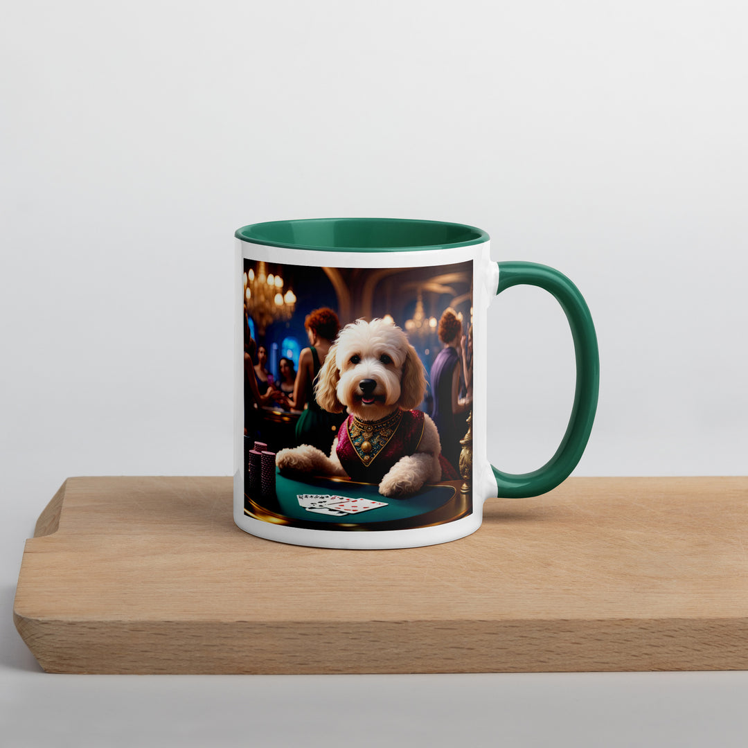 Goldendoodle- Mug with Color Inside v20