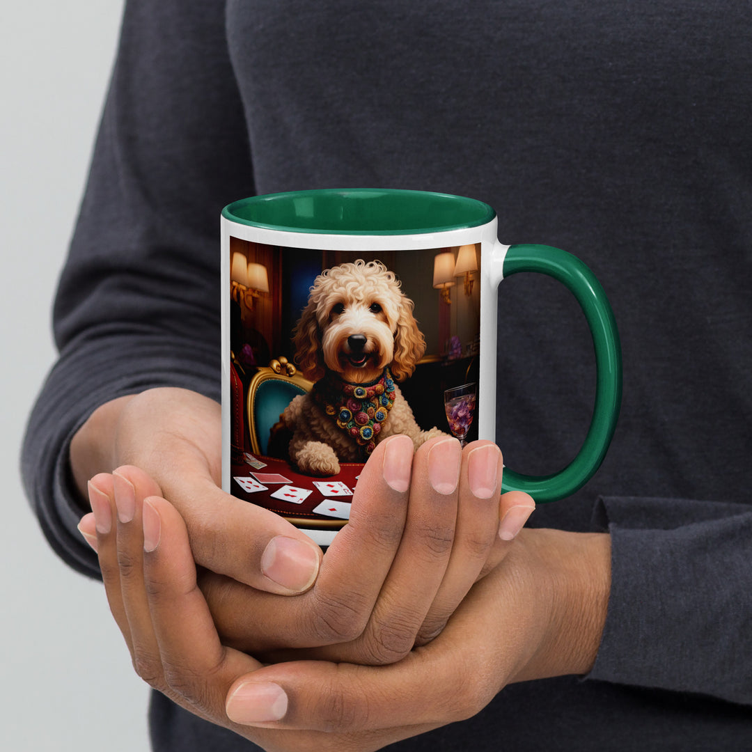 Goldendoodle- Mug with Color Inside v21