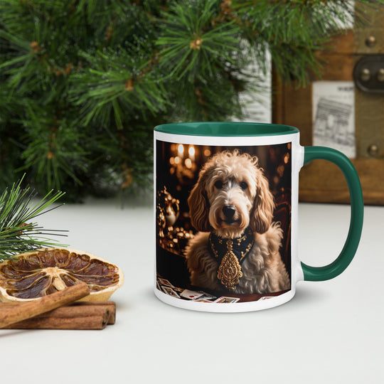 Goldendoodle- Mug with Color Inside v23