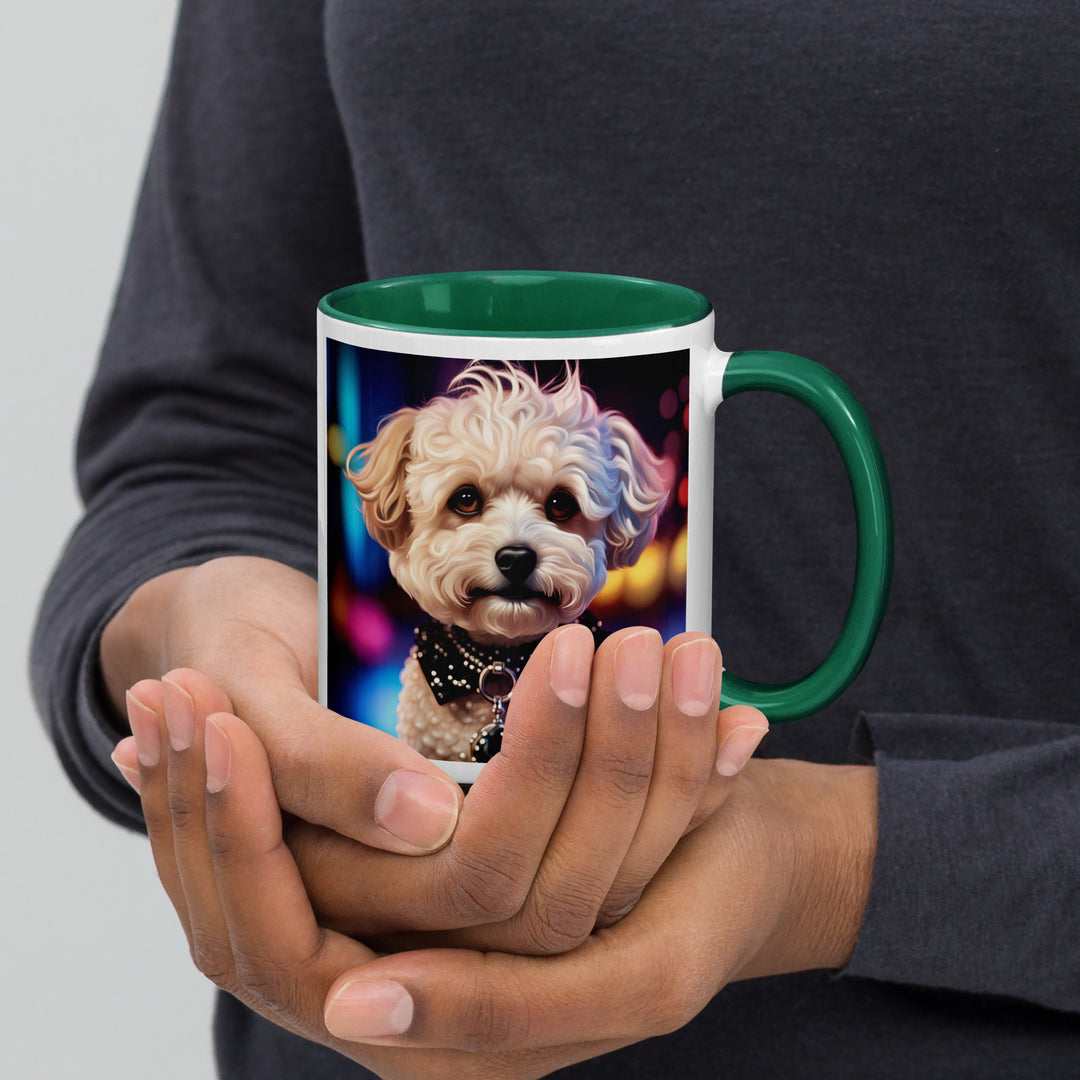 Maltipoo General- Mug with Color Inside v11