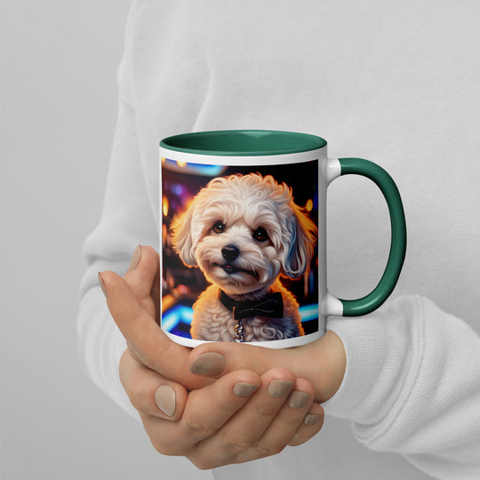 Maltipoo General- Mug with Color Inside v14