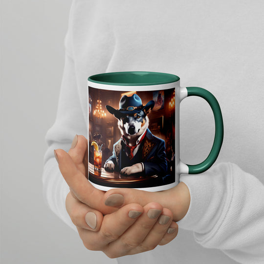 Texas Heeler General- Mug with Color Inside v3