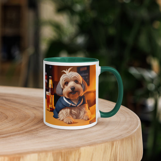 Yorkipoo General- Mug with Color Inside v7