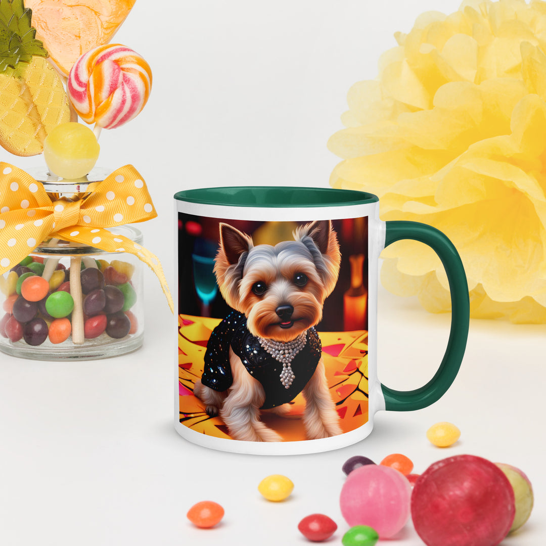 Yorkipoo General- Mug with Color Inside v6