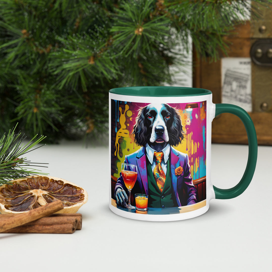 Sprocker Spaniel General- Mug with Color Inside v13