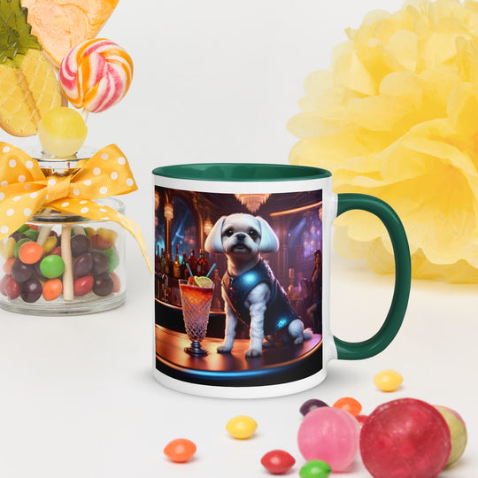 Pugapoo General- Mug with Color Inside v4