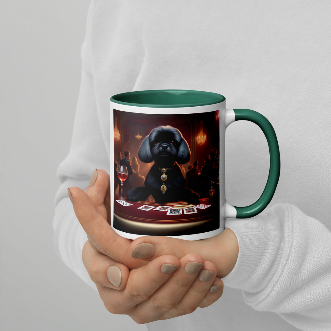 Pugapoo General- Mug with Color Inside v5