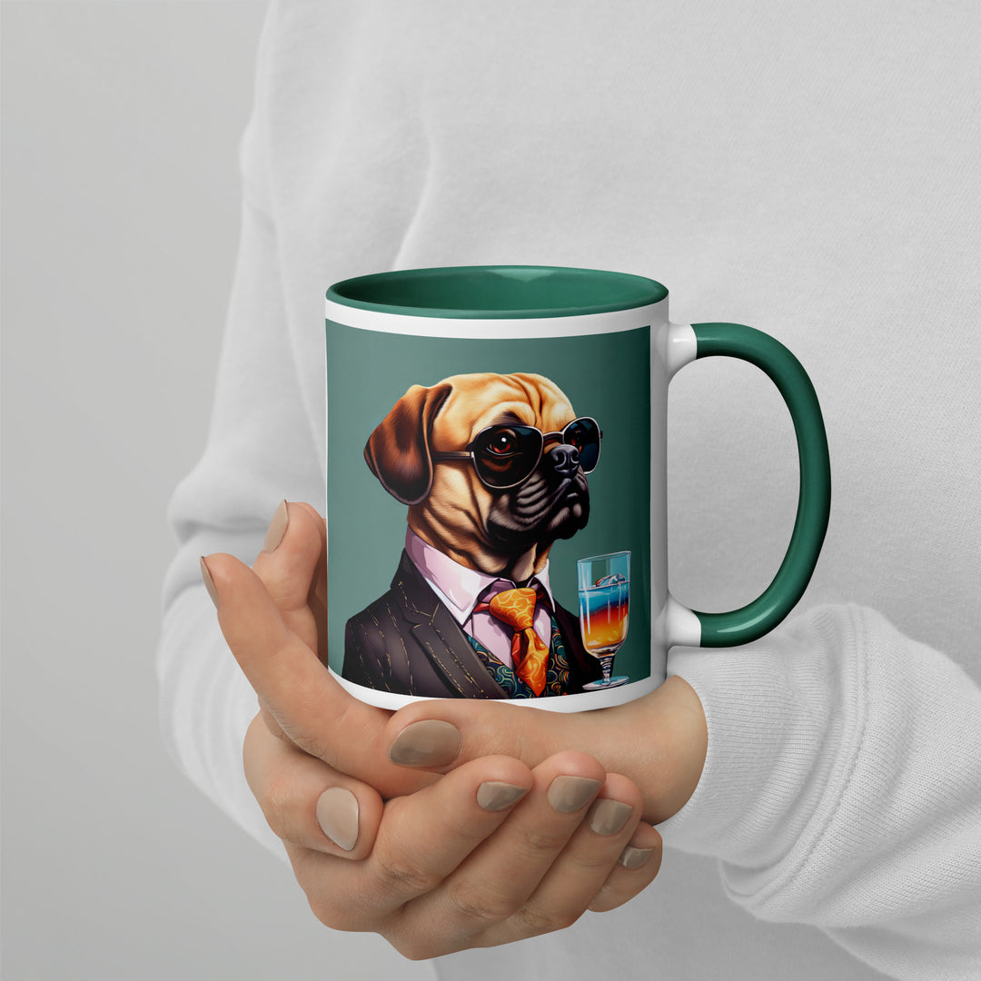 Puggle General- Mug with Color Inside