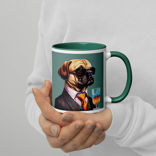 Puggle General- Mug with Color Inside