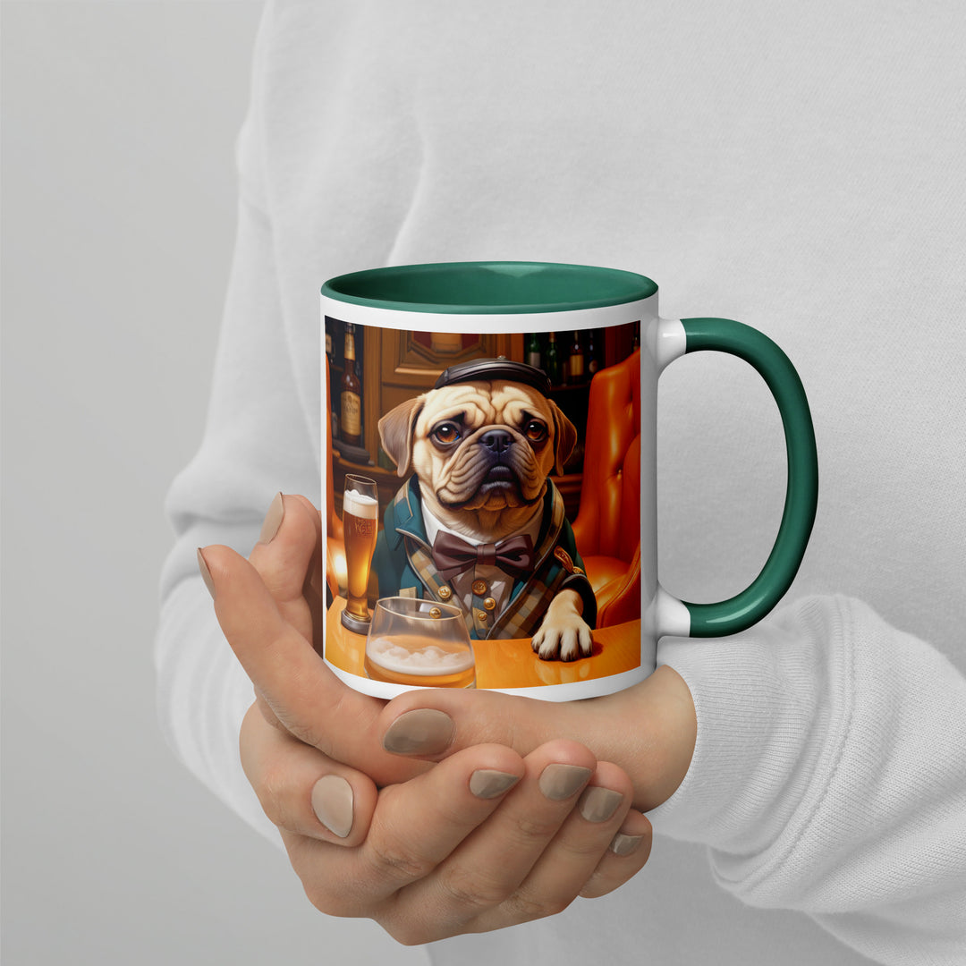 Puggle General- Mug with Color Inside v2