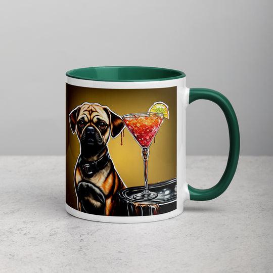 Puggle General- Mug with Color Inside v17