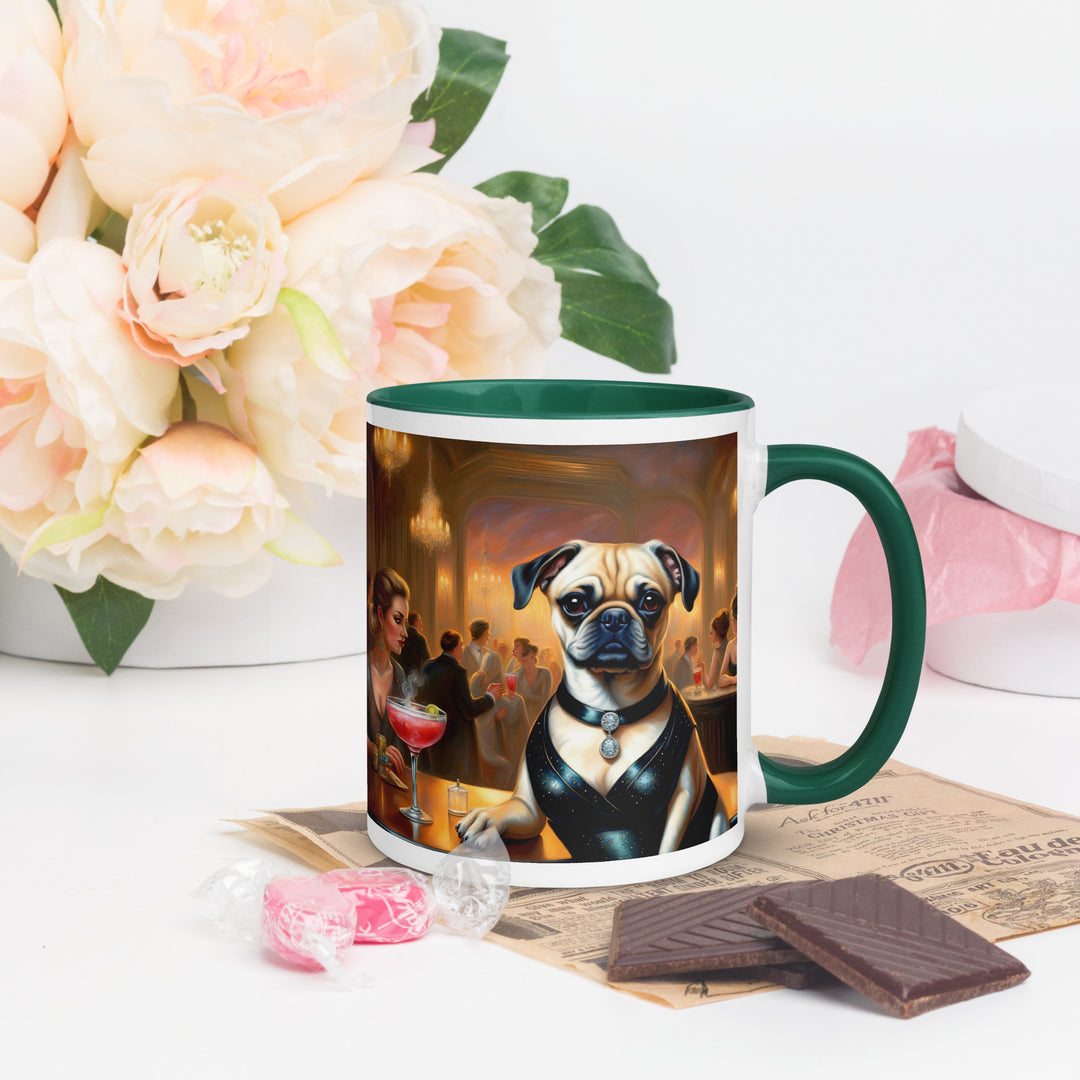 Puggle General- Mug with Color Inside v19