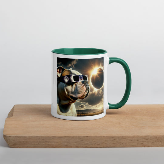 American Bulldog Eclipse- Mug with Color Inside