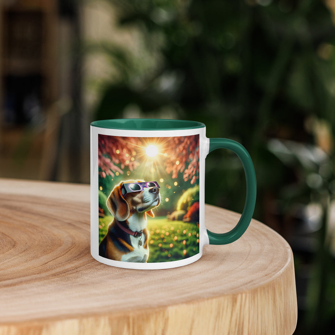 Beagle Eclipse- Mug with Color Inside