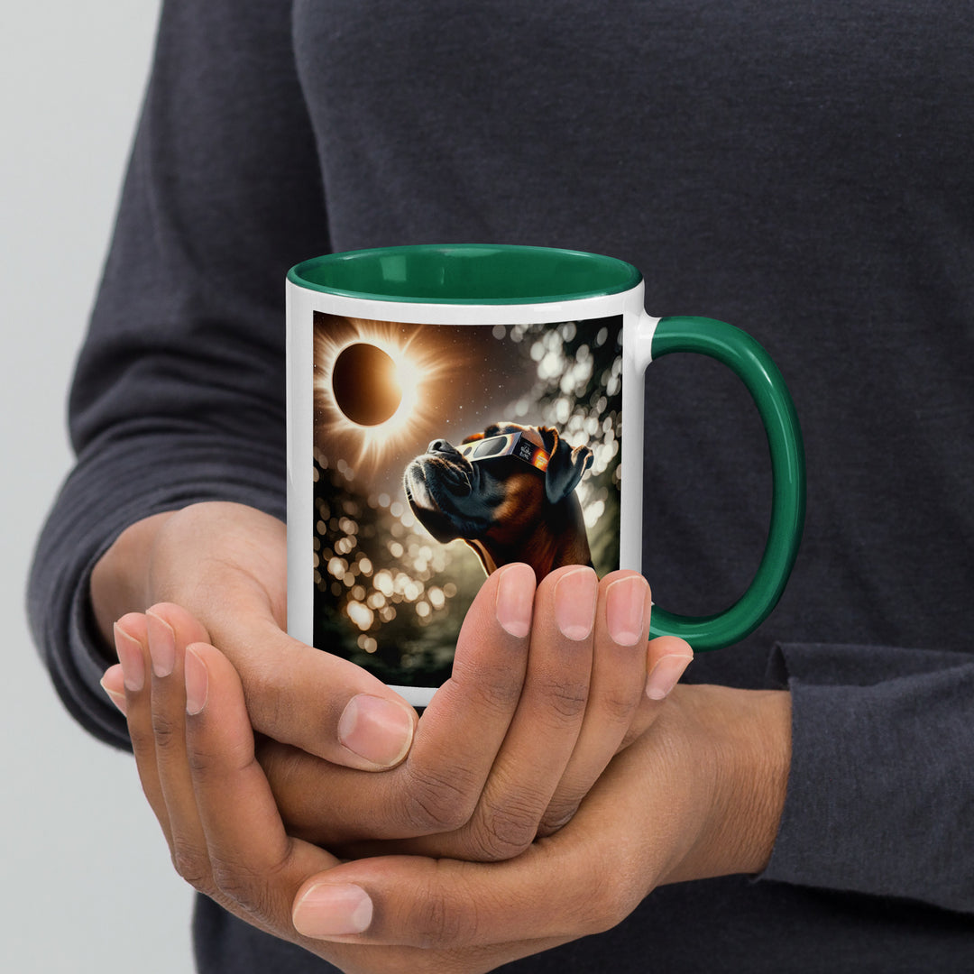 Boxer Eclipse- Mug with Color Inside