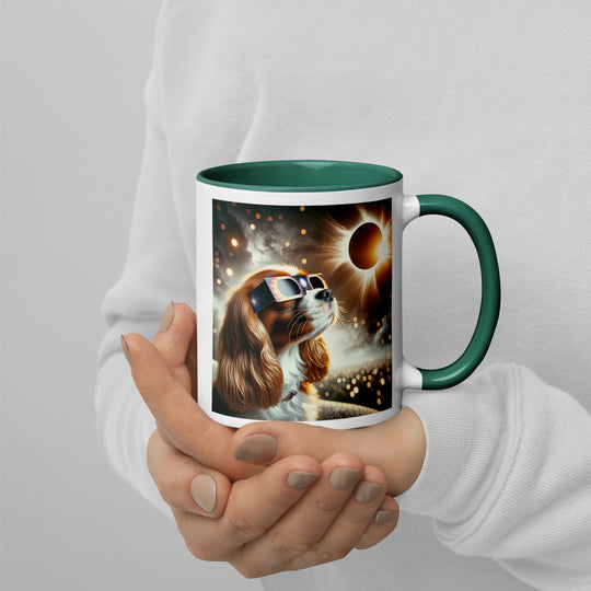 Cavalier King Charles Spaniel Eclipse- Mug with Color Inside v2