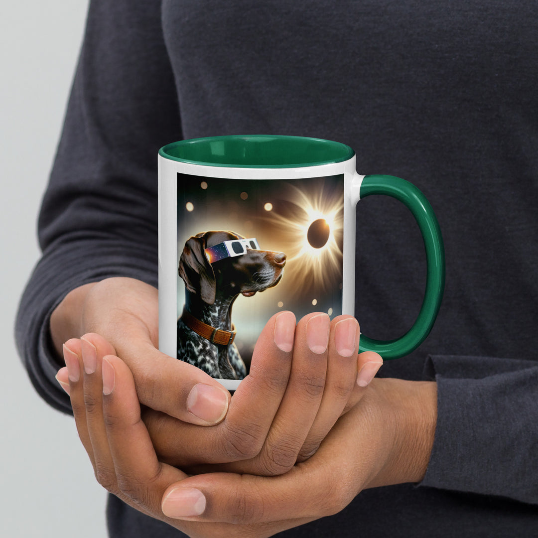 German Shorthaired Pointer Eclipse- Mug with Color Inside