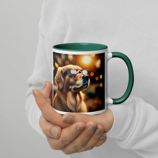 Golden Retriever Eclipse- Mug with Color Inside