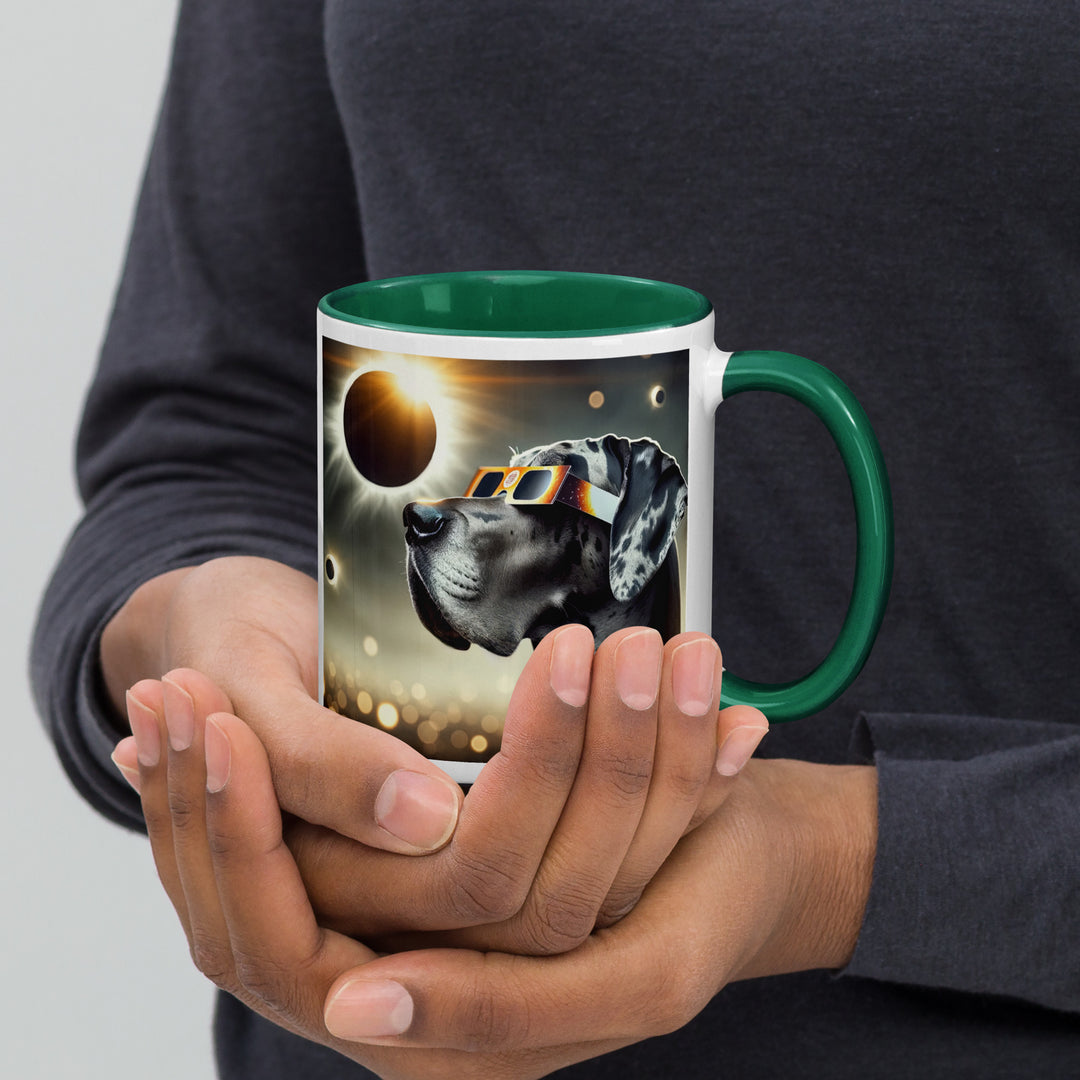 Great Dane Eclipse- Mug with Color Inside v2