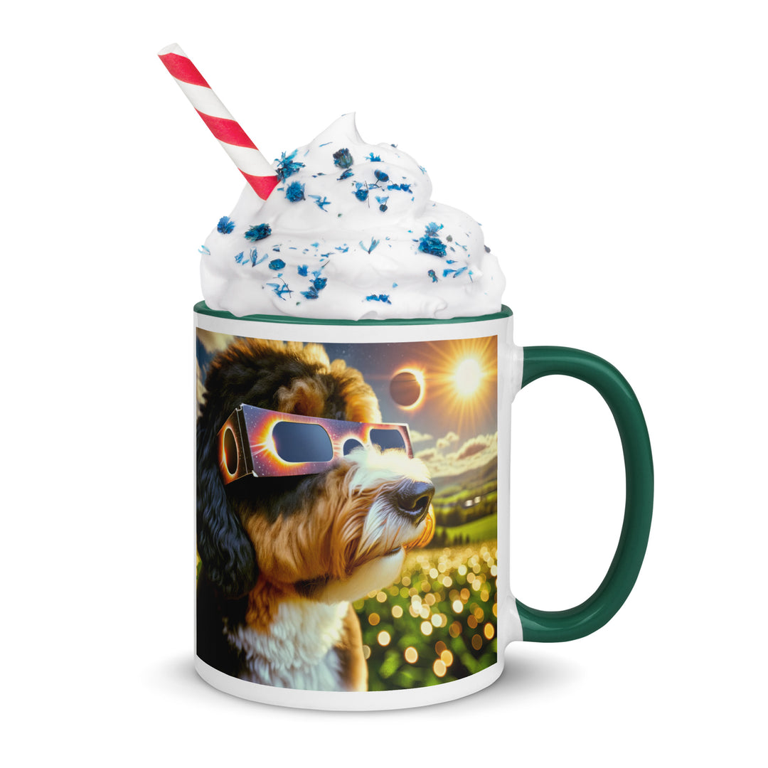 Bernedoodle Eclipse- Mug with Color Inside v2