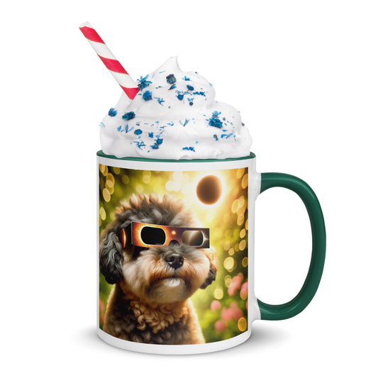 Pugapoo Eclipse- Mug with Color Inside v2