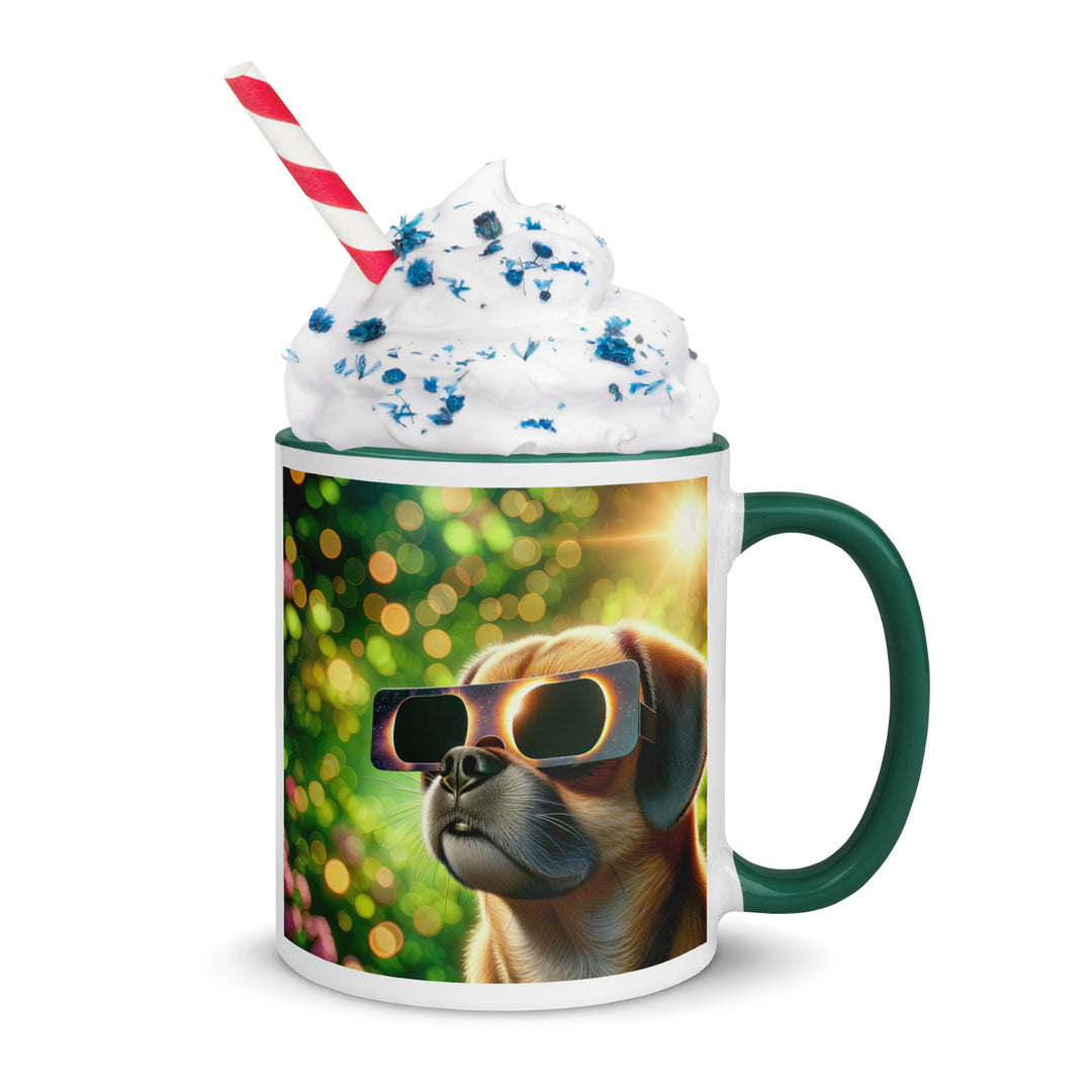 Puggle Eclipse- Mug with Color Inside v2