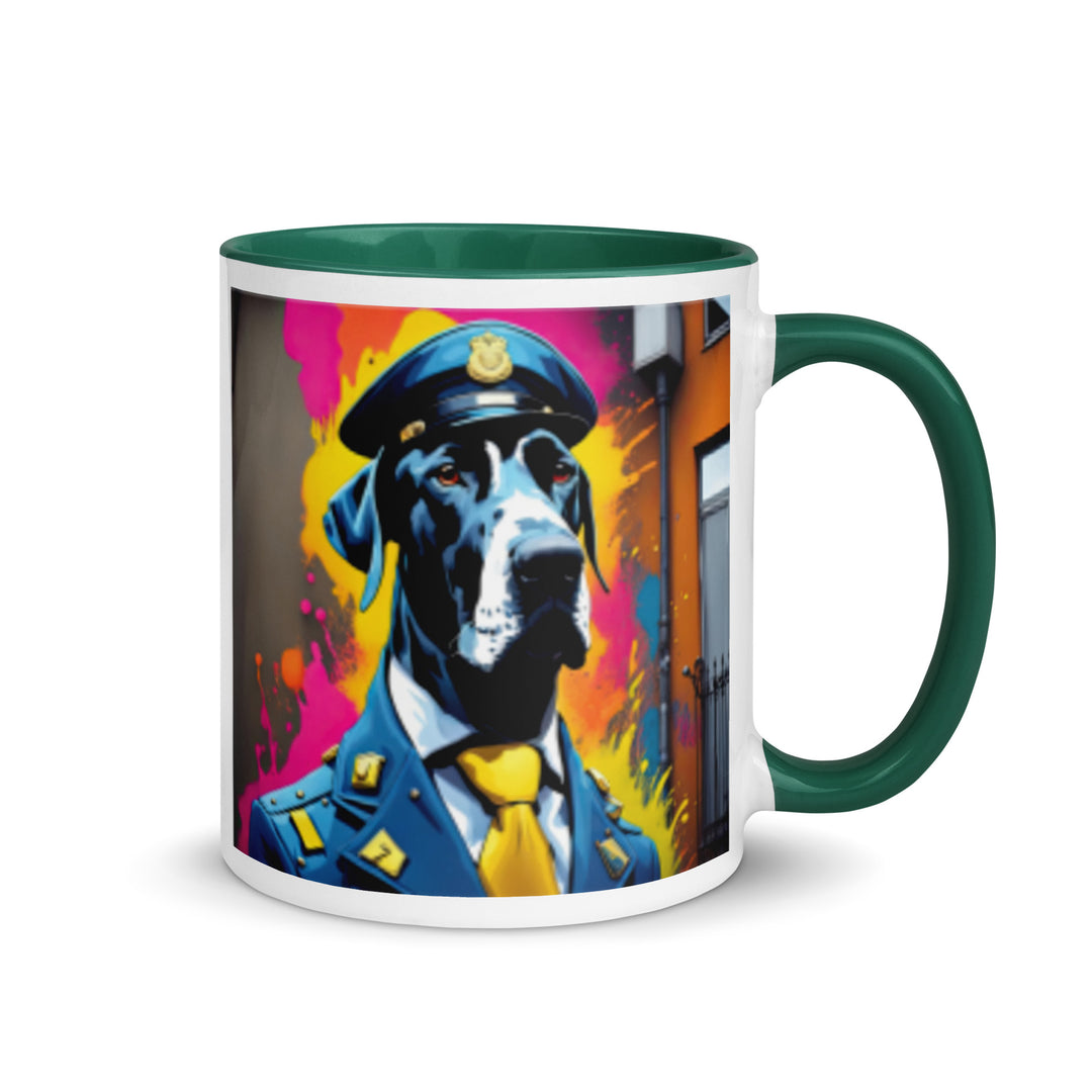 Great Dane- Mug with Color Inside v5