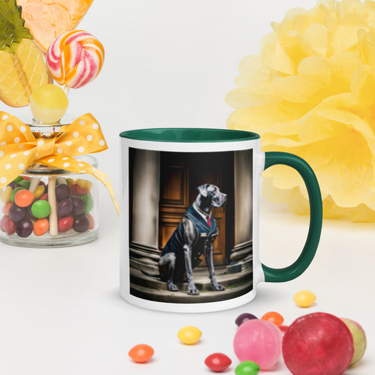Great Dane- Mug with Color Inside v4