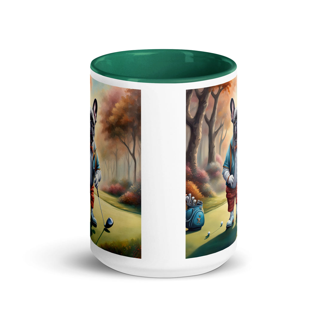 Mug with Color Inside-French Bulldog