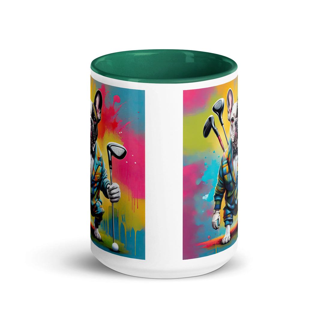 Mug with Color Inside-French Bulldog V2