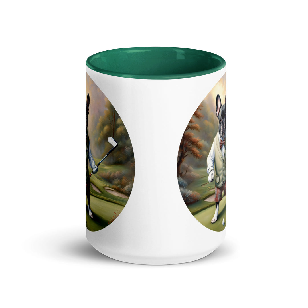 Mug with Color Inside-French Bulldog V3