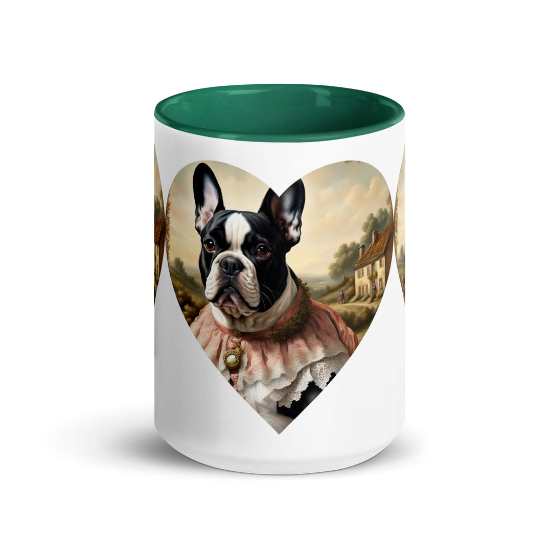 Mug with Color Inside-French Bulldog V6