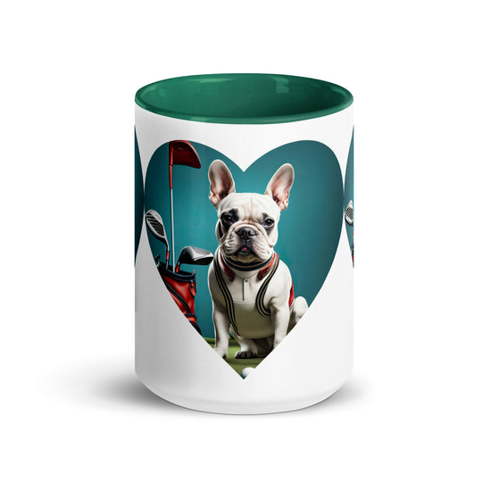 Mug with Color Inside-French Bulldog V7