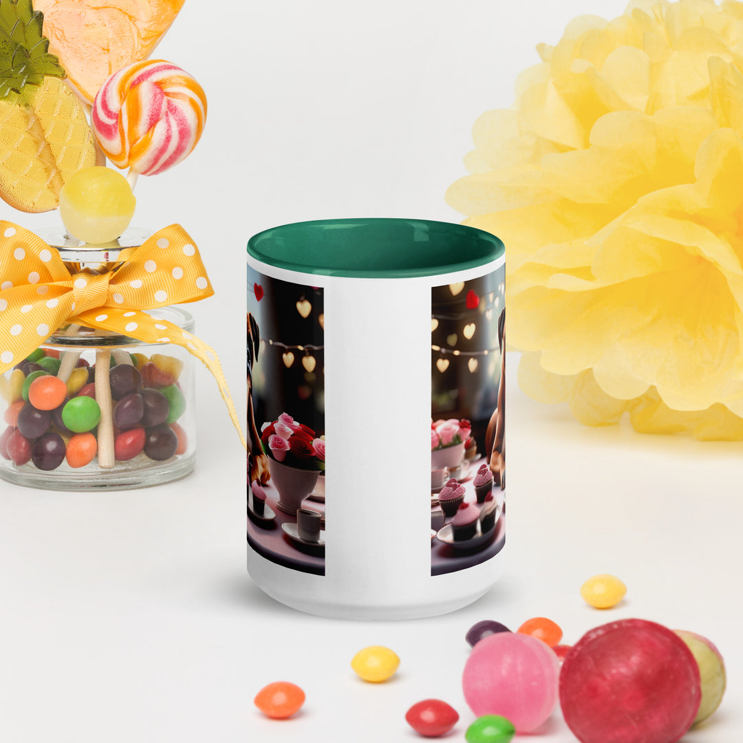 Boxer Romantic- Mug with Color Inside v2