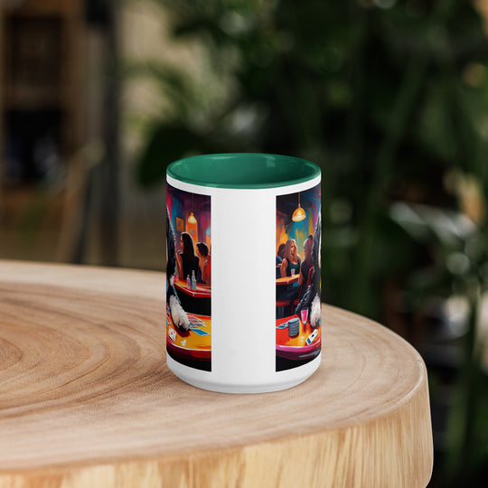 Bernedoodle General- Mug with Color Inside v5