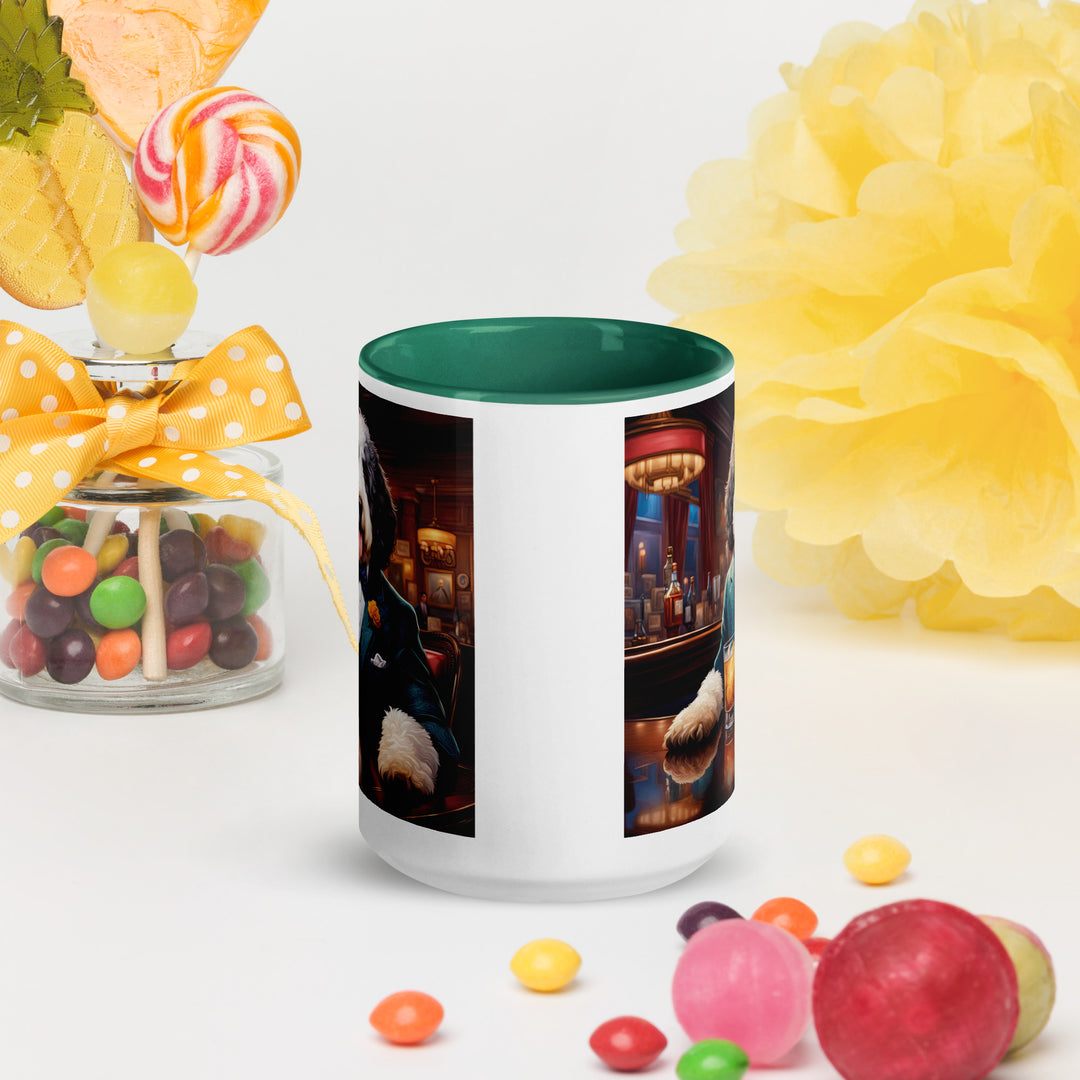 Bernedoodle General- Mug with Color Inside v9