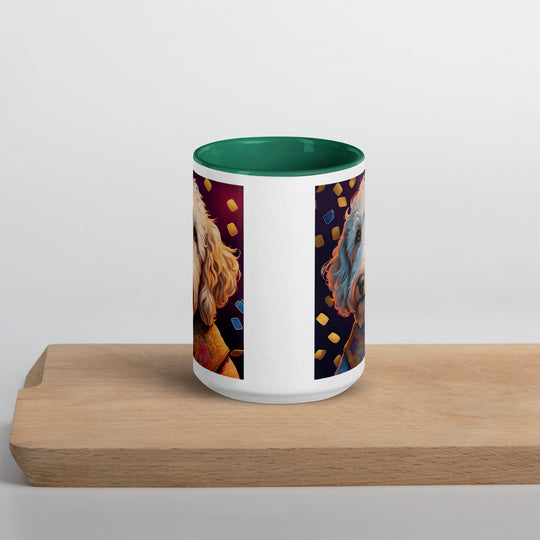 Goldendoodle- Mug with Color Inside v12