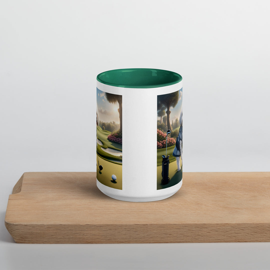 Maltipoo Golfer- Mug with Color Inside