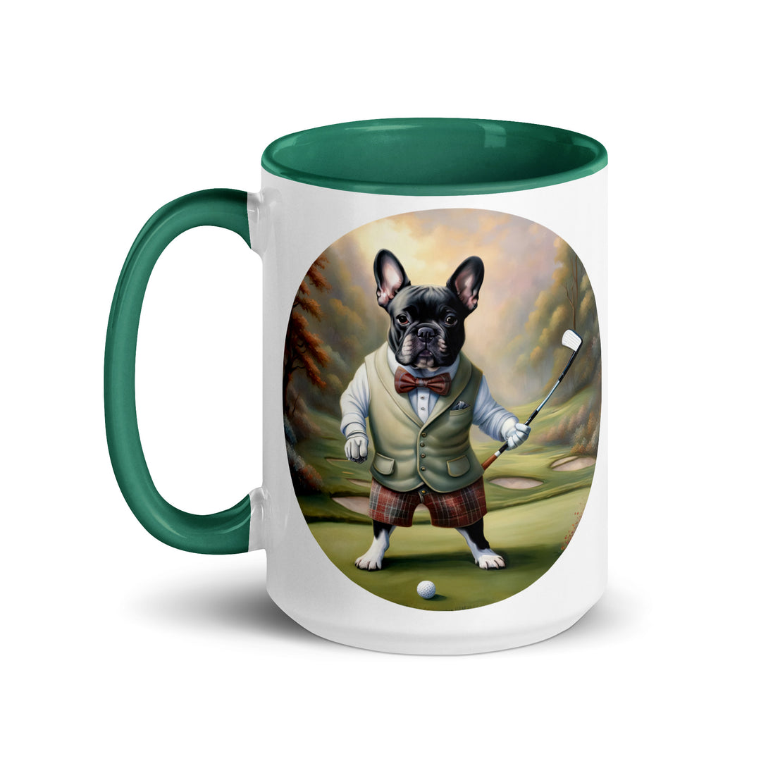 Mug with Color Inside-French Bulldog V3