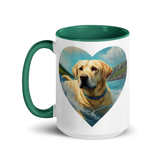 Mug with Color Inside-Labrador Retriever V21