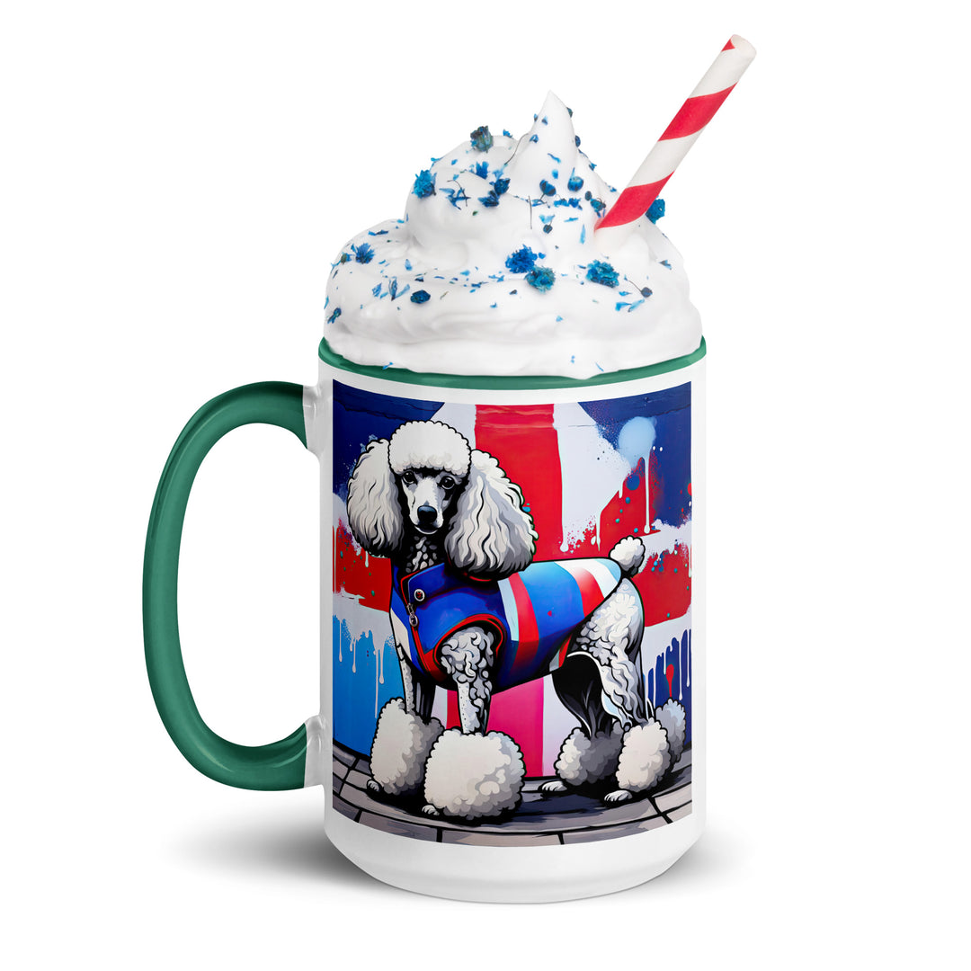 Poodle- Mug with Color Inside v2