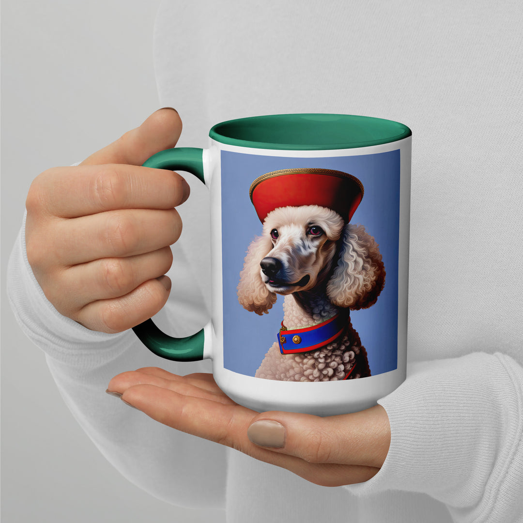 Poodle- Mug with Color Inside v3