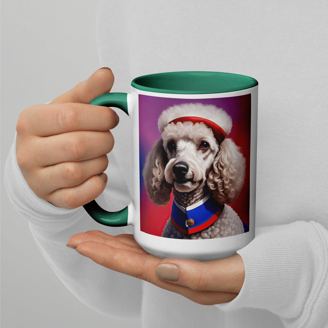 Poodle- Mug with Color Inside v5