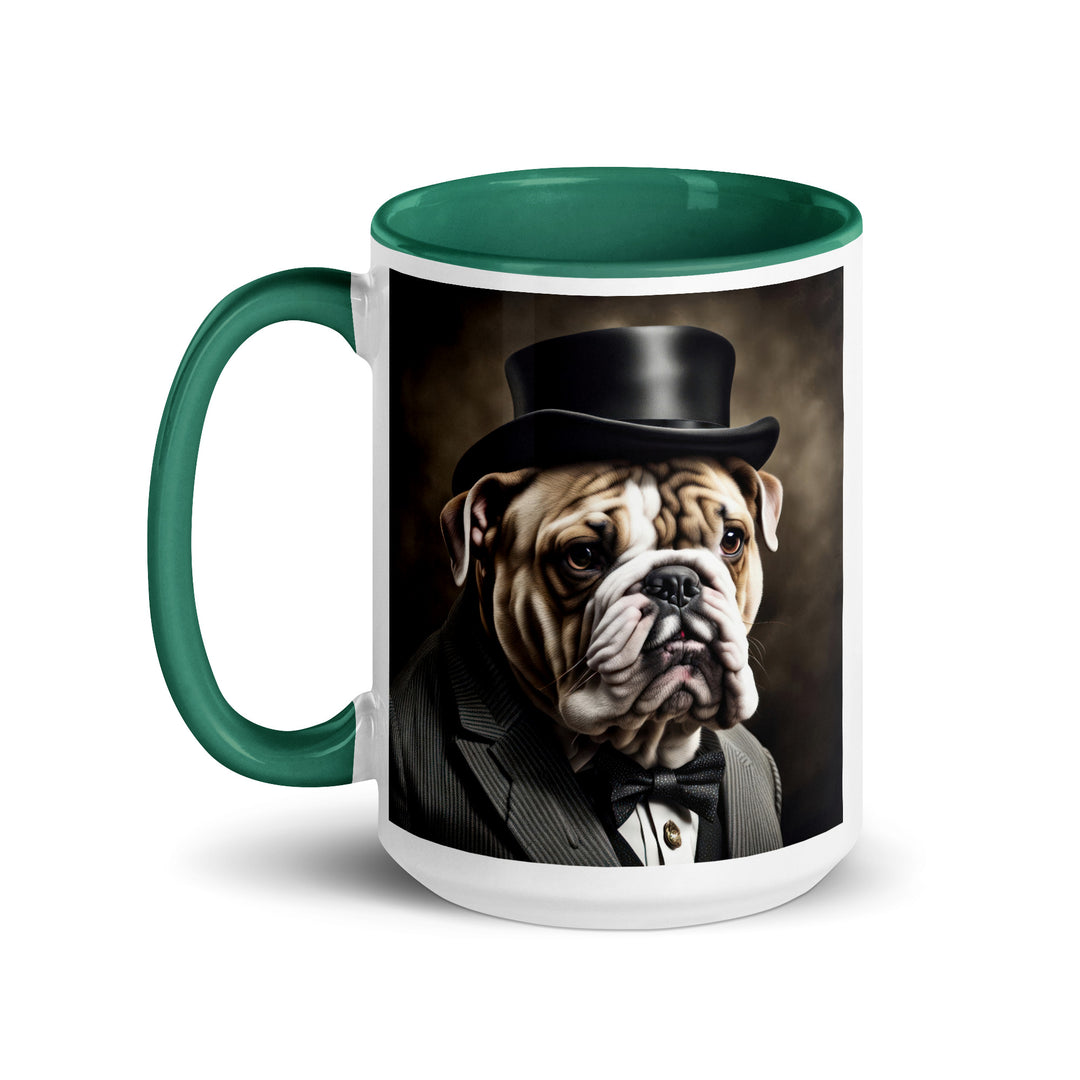 Bulldog- Mug with Color Inside