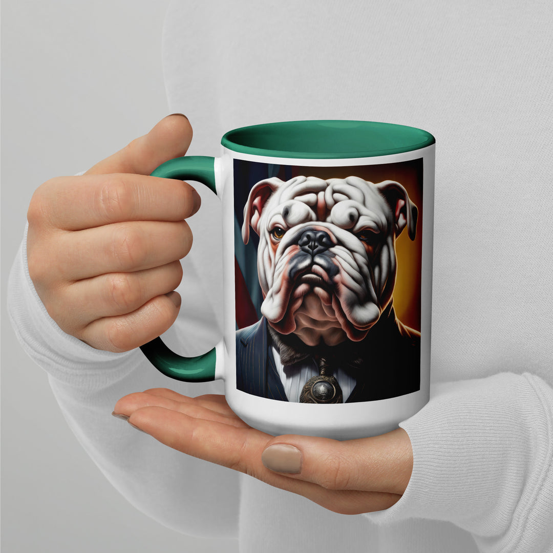 Bulldog- Mug with Color Inside v3